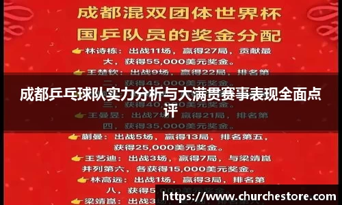 成都乒乓球队实力分析与大满贯赛事表现全面点评